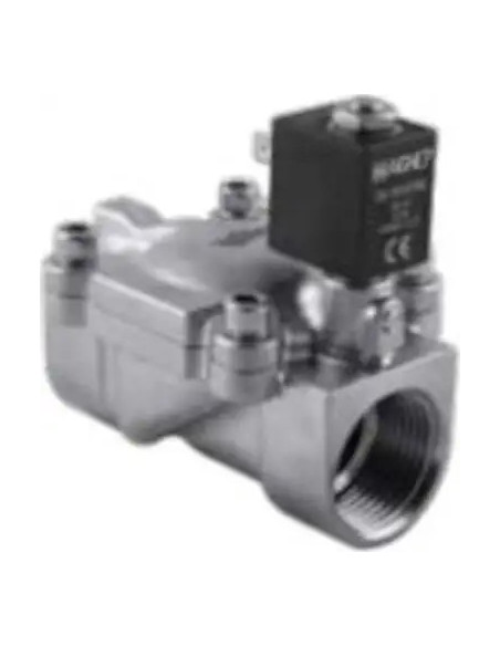 Zawór elektromagnetyczny membranowy 2/2 NC, G 3/4, NBR, NC, 0,15-25 bar, DN18, 230V AC, stal nierdz. | Automatyka | Eshop Dopak 