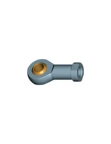 Mocowanie sprężyny gazowej z gwintem M14 ucho proste z przegubem, fi 14 mm, długość 57 mm | Mechanika Przemysłowa | Sklep Eshop 