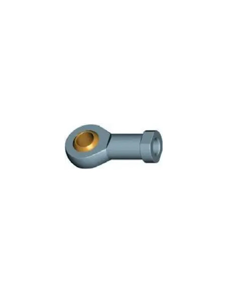 Mocowanie sprężyny gazowej z gwintem M14 ucho proste z przegubem, fi 14 mm, długość 57 mm | Mechanika Przemysłowa | Sklep Eshop 