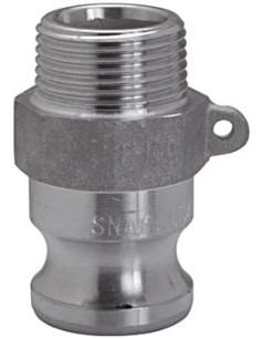 Złącze Camlock typu F z aluminium DN40, wtyk G 1 1/2 GZ, F-150-AL