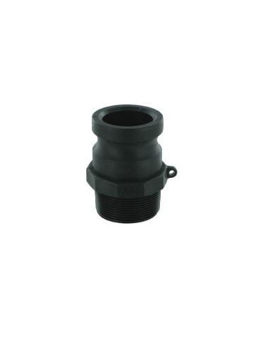 Złącze Camlock typu F z polipropylenu PP DN20, wtyk G 1/2 GZ, F-50-PP