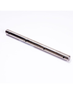 Wał stalowy fi20mm L265mm 4 otwory gwintowane M5 symetryczne,rozstaw 75mm | Mechanika Przemysłowa | Sklep Eshop Dopak