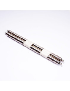 Rolka podajnika fi24mm L 400mm, trzpień 15x17mm,stal nierdzewna,ROWE | Mechanika Przemysłowa | Sklep Eshop Dopak