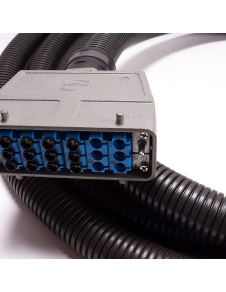 Przewód elektryczny ze złączami HARTING M/F (12 z 18 pin) w osłonie kablowej 5,5m | Pneumatyka | Eshop Dopak | Wszystko dla Prze