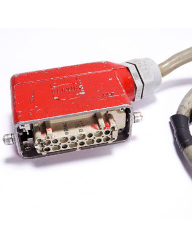 Złącze HARTING, zestaw kablowy dł. 2.2 m/18x0.5, złącze HAN 16A/16A | Przewody i Złącza | Eshop Dopak | Wszystko dla Przemysłu