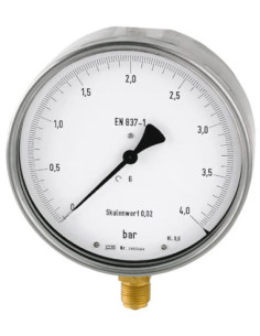 Manometr kontrolny G1/2R, 160mm, 0-10bar, CN | Przyrządy Pomiarowe | Eshop Dopak | Wszystko dla Przemysłu