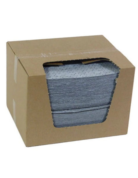 Sorbent dwuwarstwowy, mata uniwersalna 40 x 50 cm, 100 szt, 6,4 kg | Rozwiązania dla przemysłu | Sklep Eshop Dopak