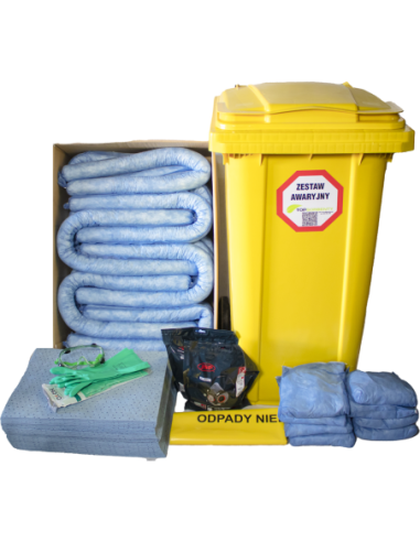 Mobilny zestaw sorbentów tylko do oleju 360 litrów | Rozwiązania dla przemysłu | Sklep Eshop Dopak