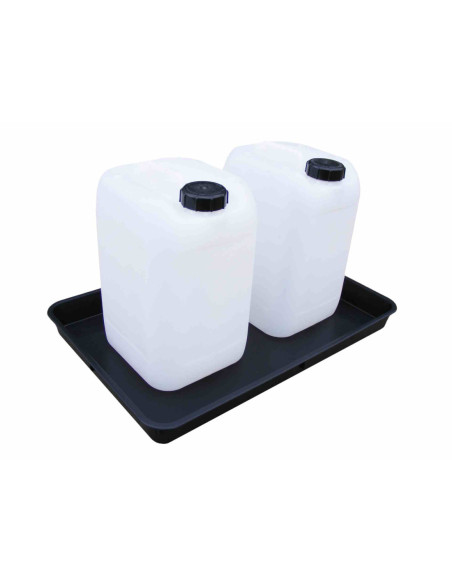 Wanna wychwytowa bez kratownicy pod małe pojemniki 570 x 385 x 50 mm, czarna | Rozwiązania dla przemysłu | Sklep Eshop Dopak