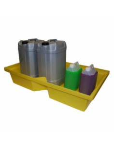 Wanna wychwytowa bez kratownicy pod małe pojemniki 1000 x 605 x 200 mm, żółta | Rozwiązania dla przemysłu | Sklep Eshop Dopak