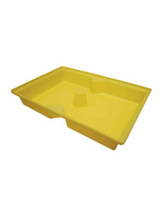 Wanna wychwytowa bez kratownicy pod małe pojemniki 1195 x 795 x 185 mm, żółta | Rozwiązania dla przemysłu | Sklep Eshop Dopak