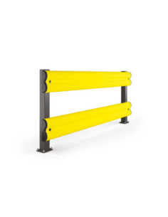 Elastyczna bariera do ochrony regałów podwójna BF 1100 x 1100 mm, duże natężenie ruchu | Rozwiązania dla przemysłu | Sklep Eshop
