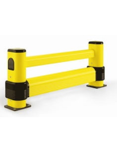 Elastyczna podwójna odbojnica szynowa L1 500 x 2400 mm, duże natężenie ruchu | Rozwiązania dla przemysłu | Sklep Eshop Dopak