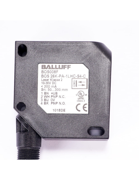 Czujnik optyczny, BOS 26K-PA-1HC-S4-C, BALLUFF | Automatyka | Eshop Dopak | Wszystko dla Przemysłu