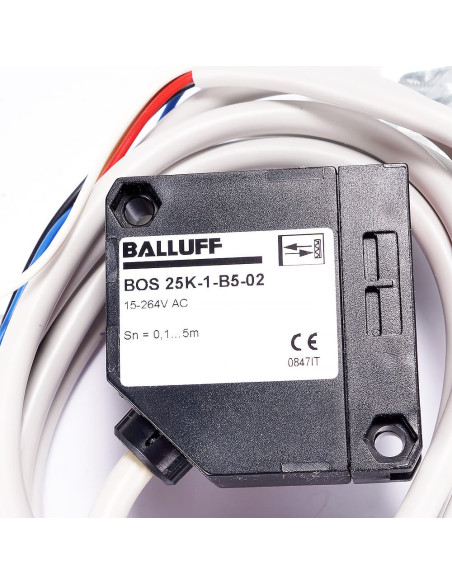 Czujnik fotoelektryczny, BOS 25K-1-B5-02, BALLUFF | Automatyka | Eshop Dopak | Wszystko dla Przemysłu