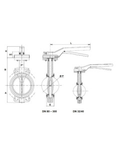 Zawór klapowy DN65 GGG40/CF8M/EPDM HT | Pneumatyka | Eshop Dopak | Wszystko dla Przemysłu 2