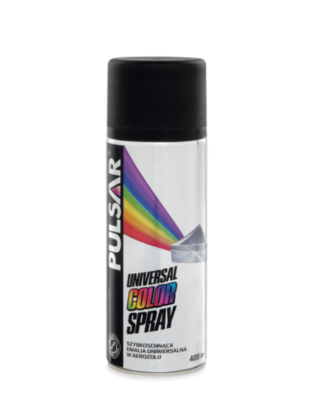 PULSAR Emalia farba czarna matowa 400ml | Chemia techniczna | Eshop Dopak