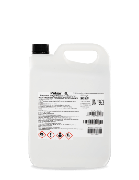 Silikonowy środek antyadhezyjny PAS 5 litrów | Chemia techniczna | Eshop Dopak