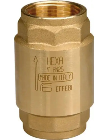 Zawór zwrotny HEXA ww 1 1/2" CW617N/NBR  PN18 | Hydraulika | Eshop Dopak | Wszystko dla Przemysłu
