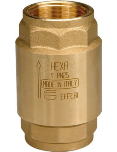 Zawór zwrotny HEXA ww 2 1/2" CW617N/NBR  PN8 | Hydraulika | Eshop Dopak | Wszystko dla Przemysłu