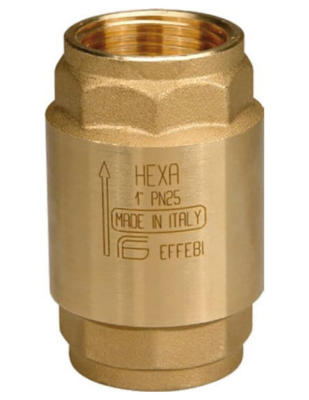 Zawór zwrotny HEXA ww 2 1/2" CW617N/NBR  PN8 | Hydraulika | Eshop Dopak | Wszystko dla Przemysłu