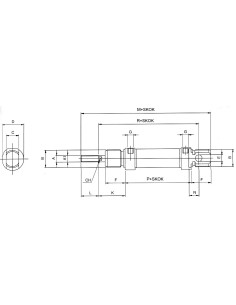 Siłownik pneumatyczny okrągły ISO6432 D20x320 z amortyzacją pneumatyczną | Pneumatyka | Eshop Dopak | Wszystko dla Przemysłu 2