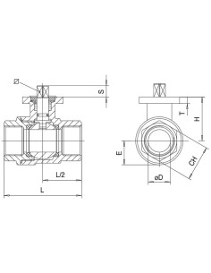 Zaw.kul. VEGA 1/2" ww pod.nap Aisi316 PTFE do 140Bar F03 | Hydraulika | Eshop Dopak | Wszystko dla Przemysłu 2