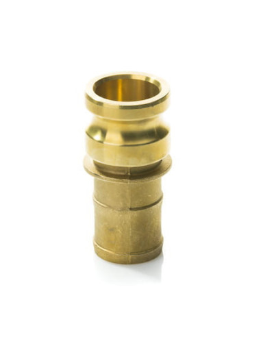 Złącze Camlock typu E z mosiądzu DN25, wtyk do węża 27 mm, E-100-M