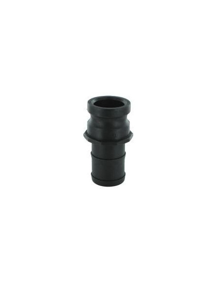 Złącze Camlock typu E z polipropylenu PP DN25, wtyk do węża 27 mm, E-100-PP