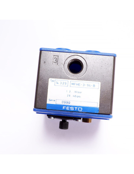 Elektrozawór bez trzpienia elektromagnesu, MFHE-3-1/4-B 14329, FESTO | Pneumatyka | Eshop Dopak | Wszystko dla Przemysłu