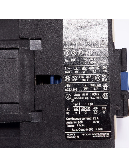 Stycznik 220V AC, LC1D1201M5, TELEMECANIQUE | Elektryka | Eshop Dopak | Wszystko dla Przemysłu