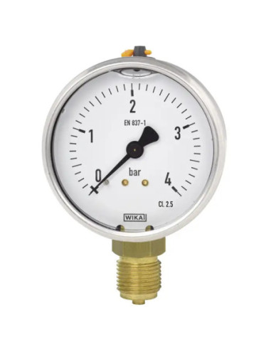 Manometr glicerynowy G1/2R, 100mm, 0-60bar | Przyrządy Pomiarowe | Eshop Dopak | Wszystko dla Przemysłu