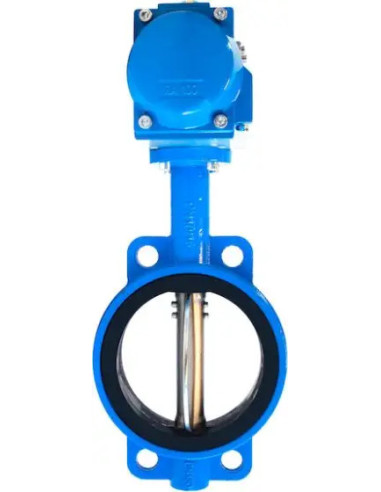 Zawór klapowy DN80 GG25/NBR/304 z napędem pneumatycznym podwójnego działania | Hydraulika | Eshop Dopak | Wszystko dla Przemysłu