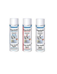 WEICON Crack Testing Agent Set (3 sztuki) zestaw do wykrywania pęknięć powierzchni metalowych | Chemia techniczna | Eshop Dopak