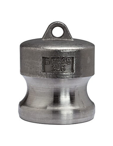 Złącze Camlock typu DP ze stali nierdzewnej zaślepka gniazda DN32, 1 1/4 cala, DP-125-SS