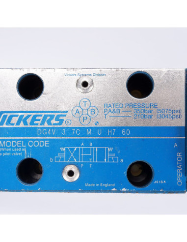 Zawór kierunkowy sterowany elektromagnetycznie DG4V 3 7C M U H7 60, VICKERS | Hydraulika | Eshop Dopak | Wszystko dla Przemysłu