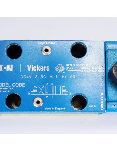 Zawór kierunkowy sterowany elektromagnetycznie, DG4V 3 6C M U H7 60, VICKERS | Hydraulika | Eshop Dopak | Wszystko dla Przemysłu