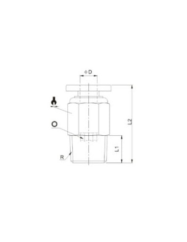 Złączka pneumatyczna wtykowa prosta do węża fi 14 mm, R 3/8 GZ, mosiądz niklowany | Pneumatyka | Eshop Dopak | Wszystko dla Prze