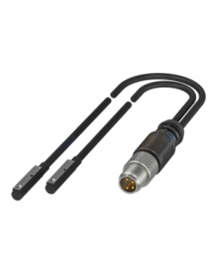 Dwa czujniki pola magnetycznego z jednym wspólnym wtykiem BMF 214K-PS-C-2A-SA95-S75-00,5 BALLUFF | Automatyka | Eshop Dopak | Ws 2