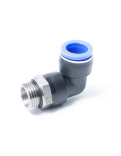 Złączka pneumatyczna wtykowa kątowa do węża fi 15 mm, G 1/2 GZ, tworzywo sztuczne | Pneumatyka | Eshop Dopak | Wszystko dla Prze