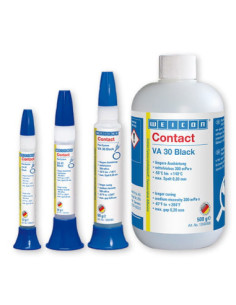 WEICON VA 30 black 30 g elastyczny klej cyjanoakrylowy wypełniony gumą | Chemia techniczna | Eshop Dopak 2