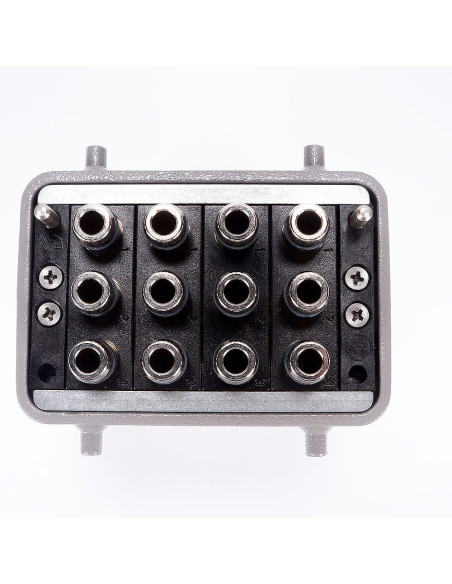 Obudowa złącza z multizłączem hydraulicznym 12 x 9 mm, 09 20 03 20421, HARTING | Przewody i Złącza | Eshop Dopak | Wszystko dla