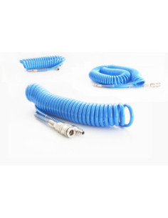 Wąż spiralny pneumatyczny 12x8 mm z szybkozłączami DN7,2 długość 5 m | Pneumatyka | Eshop Dopak | Wszystko dla Przemysłu 2