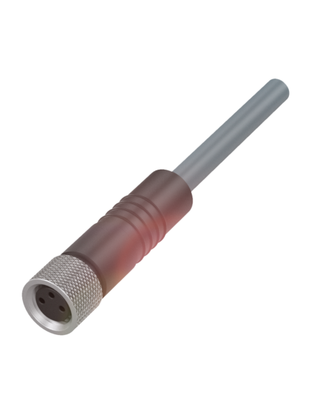 Przewód przyłączeniowy z jednostronnym złączem BCC W313-0000-10-001-BW8334-020 BALLUFF | Przewody i Złącza | Eshop Dopak | Wszys