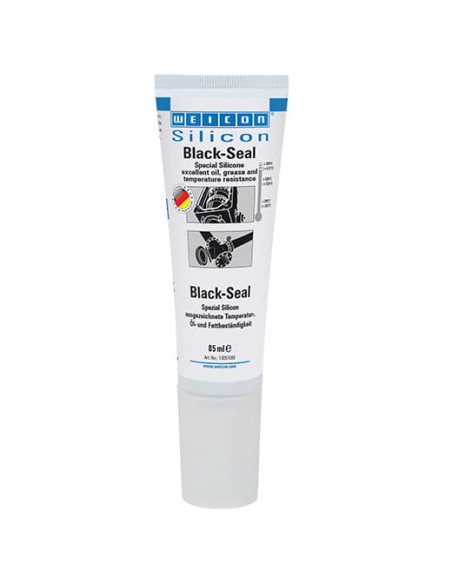 WEICON Black Seal 85 ml czarny silikon wysokotemperaturowy | Chemia techniczna | Eshop Dopak