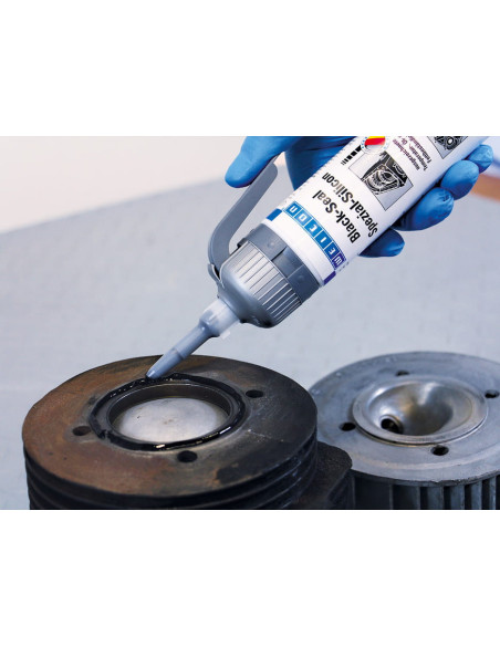 WEICON Black Seal 200 ml czarny silikon wysokotemperaturowy | Chemia techniczna | Eshop Dopak