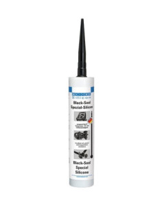 WEICON Black Seal 310 ml czarny silikon wysokotemperaturowy | Chemia techniczna | Eshop Dopak