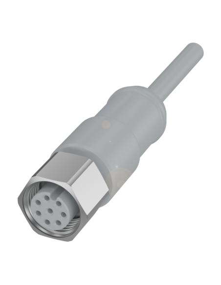 Przewód przyłączeniowy z jednostronnym złączem BCC S4B8-0000-1A-045-YX8825-100-C009 BALLUFF | Przewody i Złącza | Eshop Dopak | 
