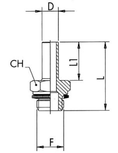 Adapter gwintowany do złącza skręcanego G 1/8 GZ, do rury 8 mm 2