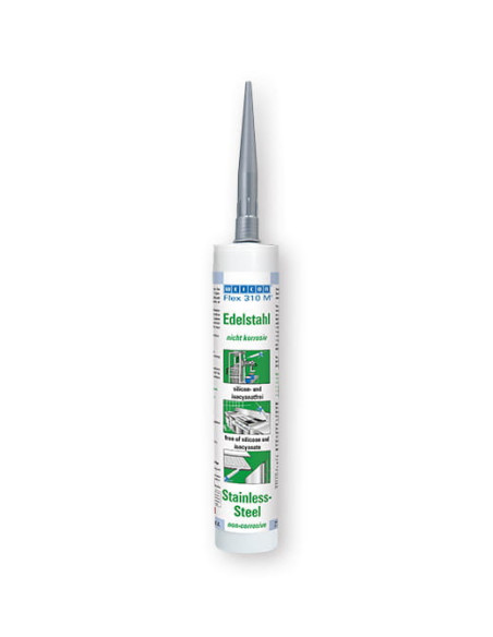WEICON Flex 310 M® Stainless-Steel 310 ml elastyczny klej do stali nierdzewnej | Chemia techniczna | Eshop Dopak